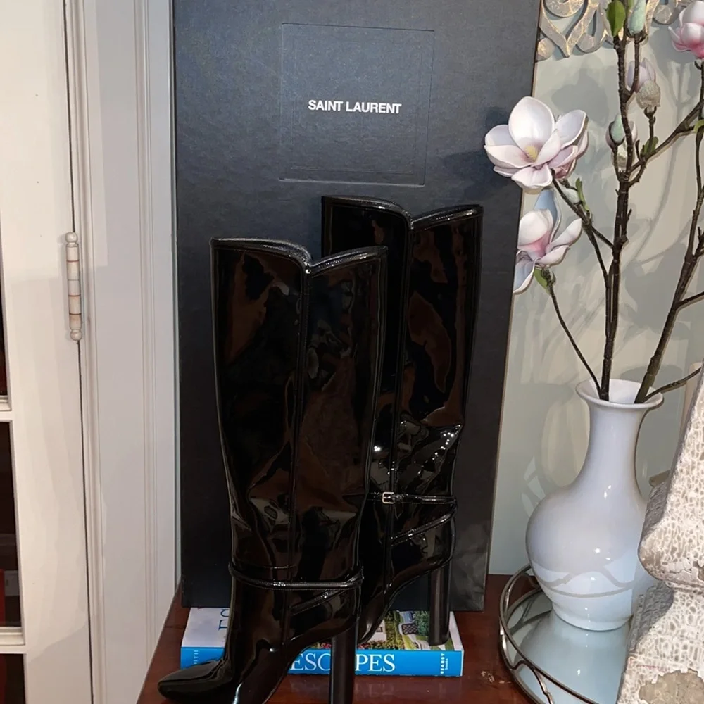 Saint Laurent Tall Boots - Picture 3 of 10